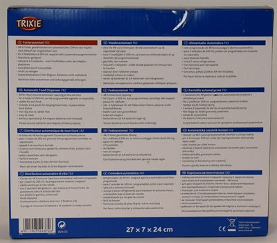 Trixie Automatischer Futterspender Trixie Tx2 2X300 ML